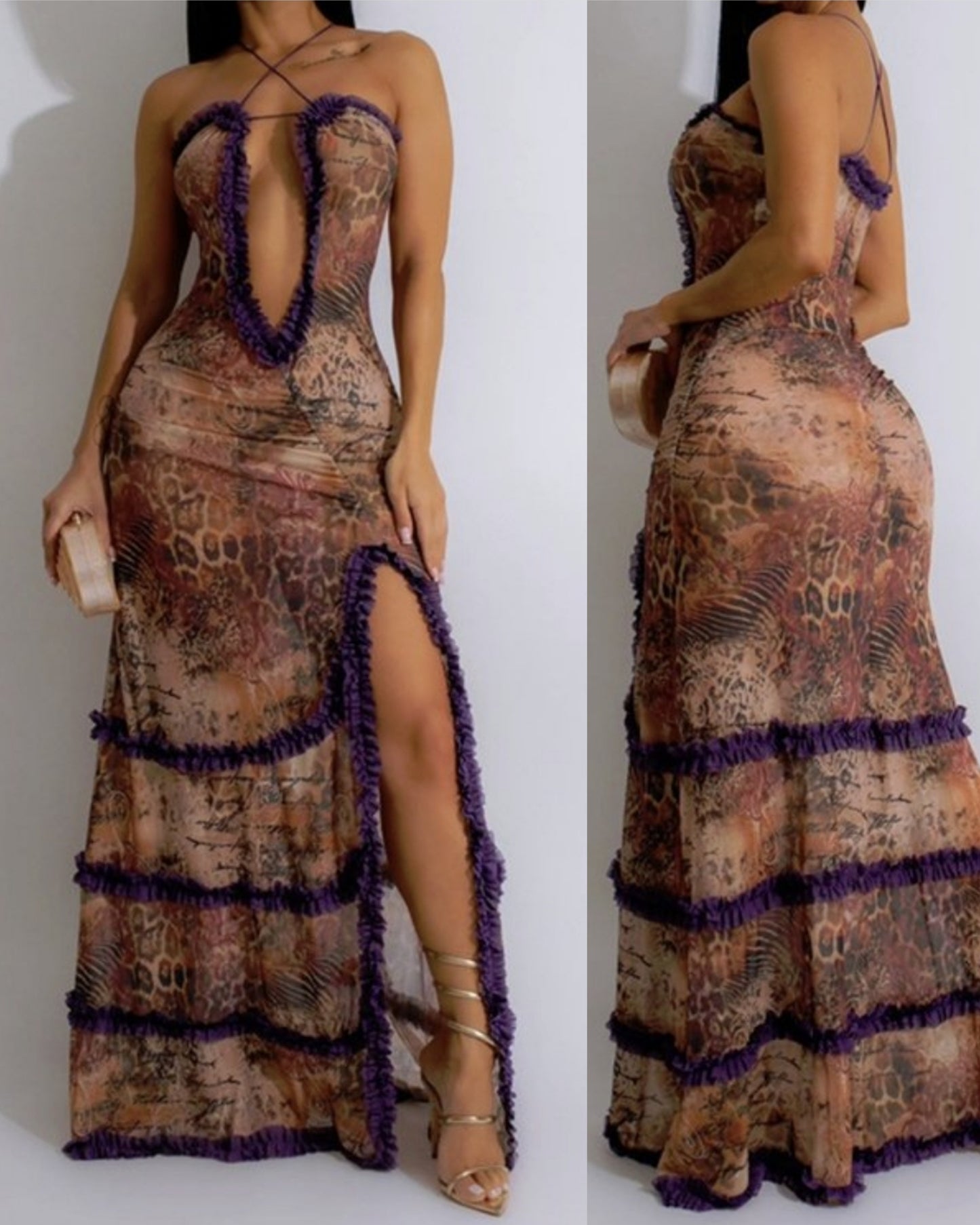 Wild and royal dress