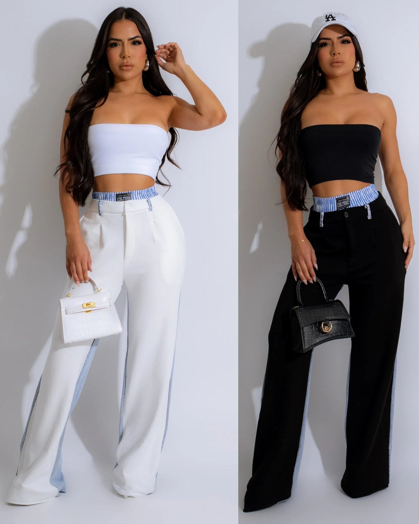 New 🔥 So Aaliyah boxer denim pants