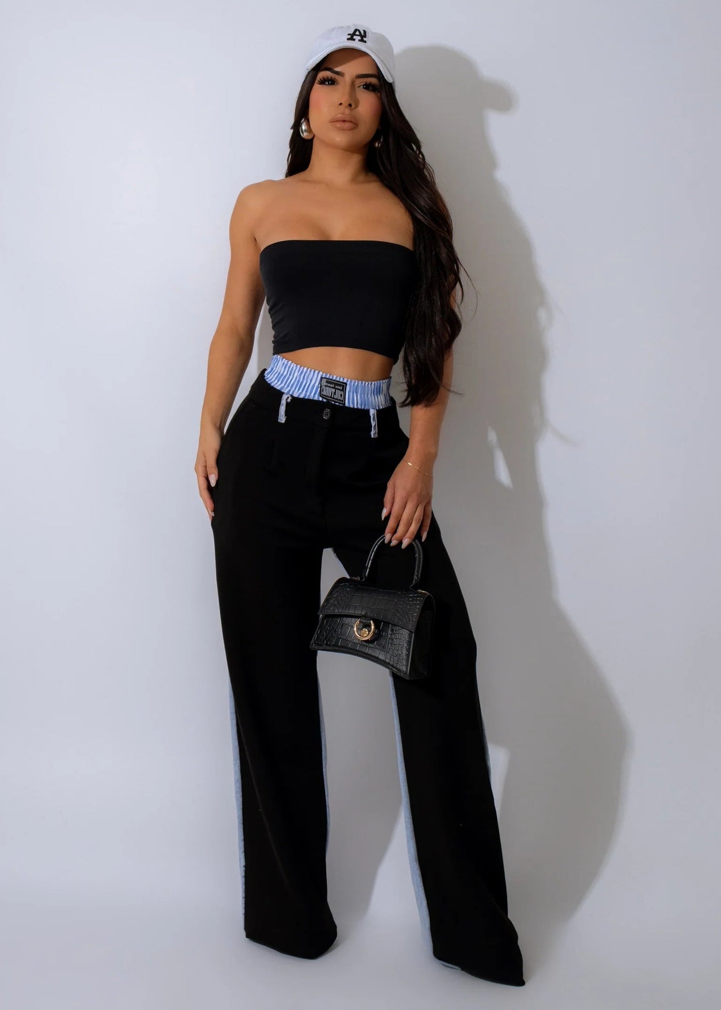 New 🔥 So Aaliyah boxer denim pants