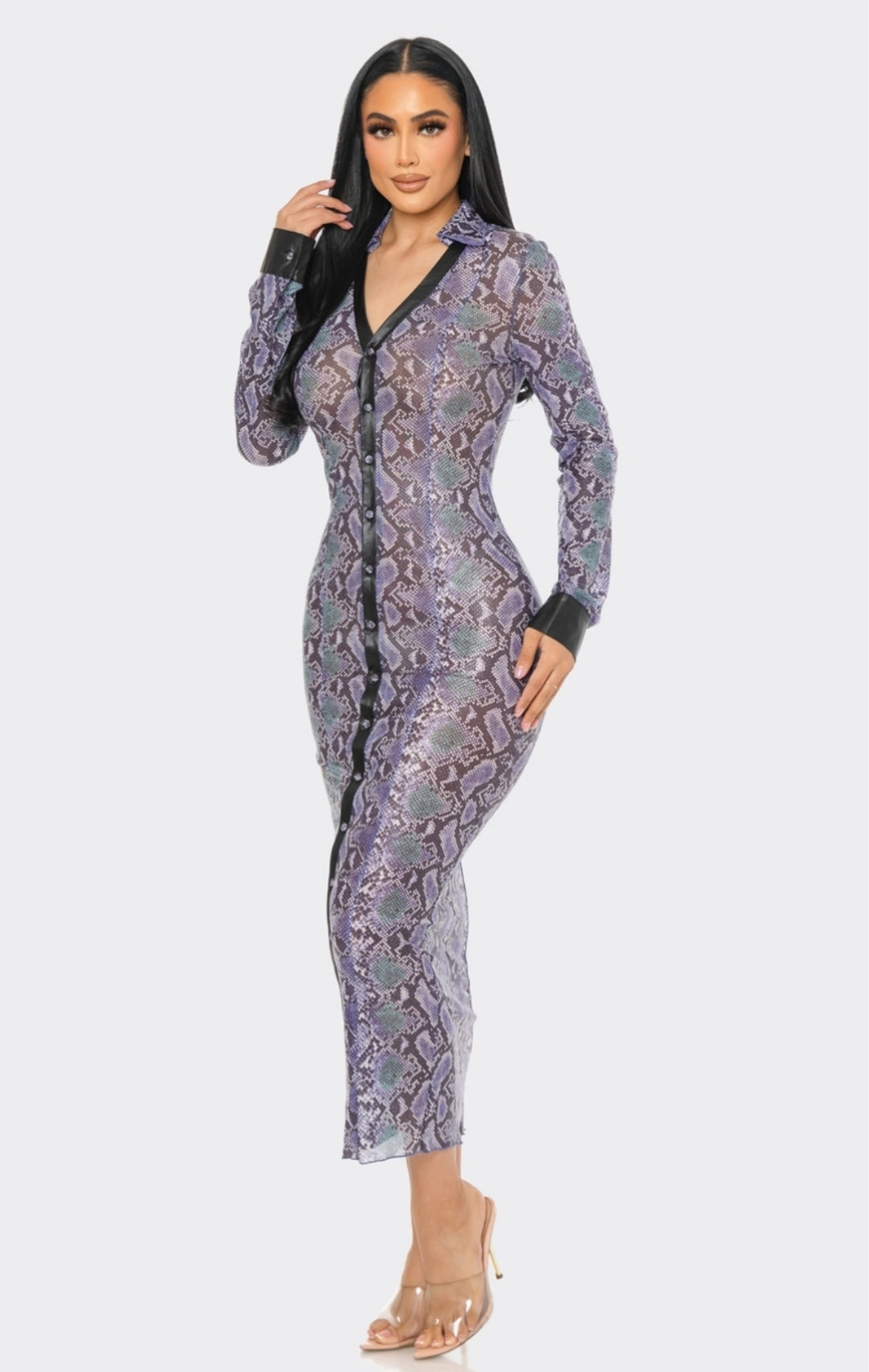 Mi casa long shirt dress