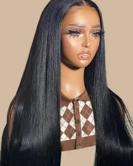 Zisa ready to wear bone straight bust down 7x6 lace extra parting space human hair wig