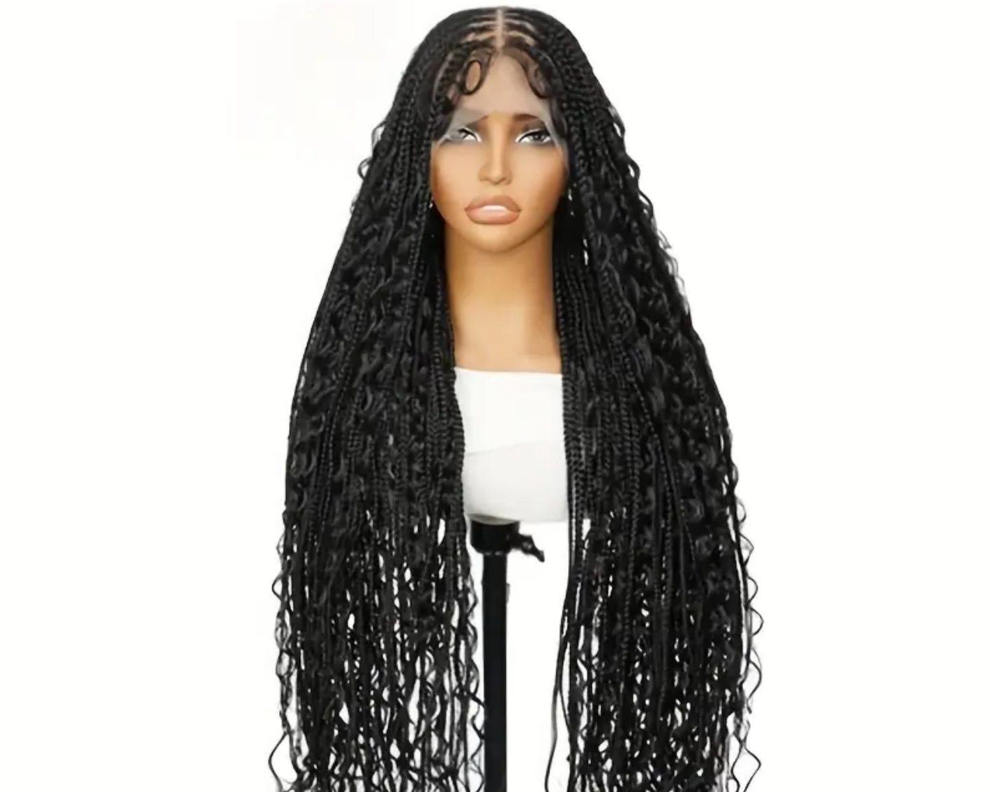 Bali girl Bohemian 36 inch boho lace braid wig
