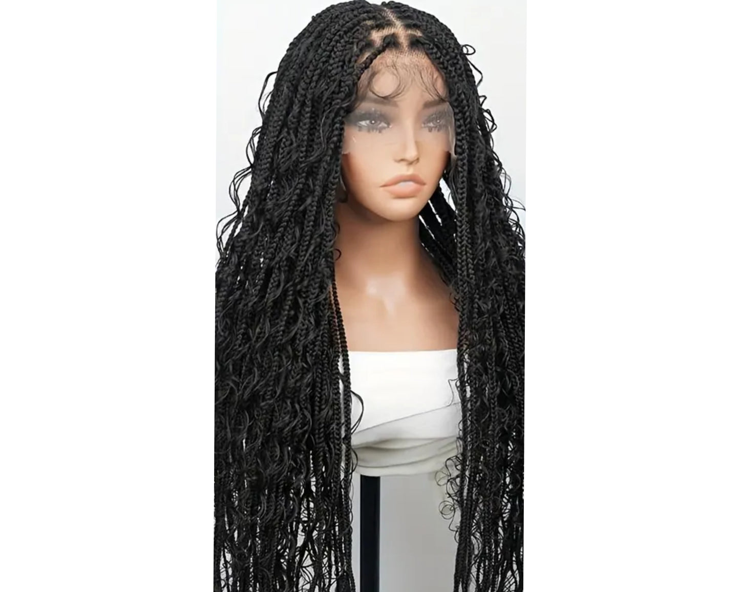 Bali girl Bohemian 36 inch boho lace braid wig