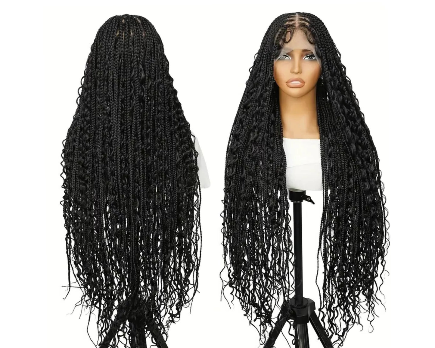 Bali girl Bohemian 36 inch boho lace braid wig