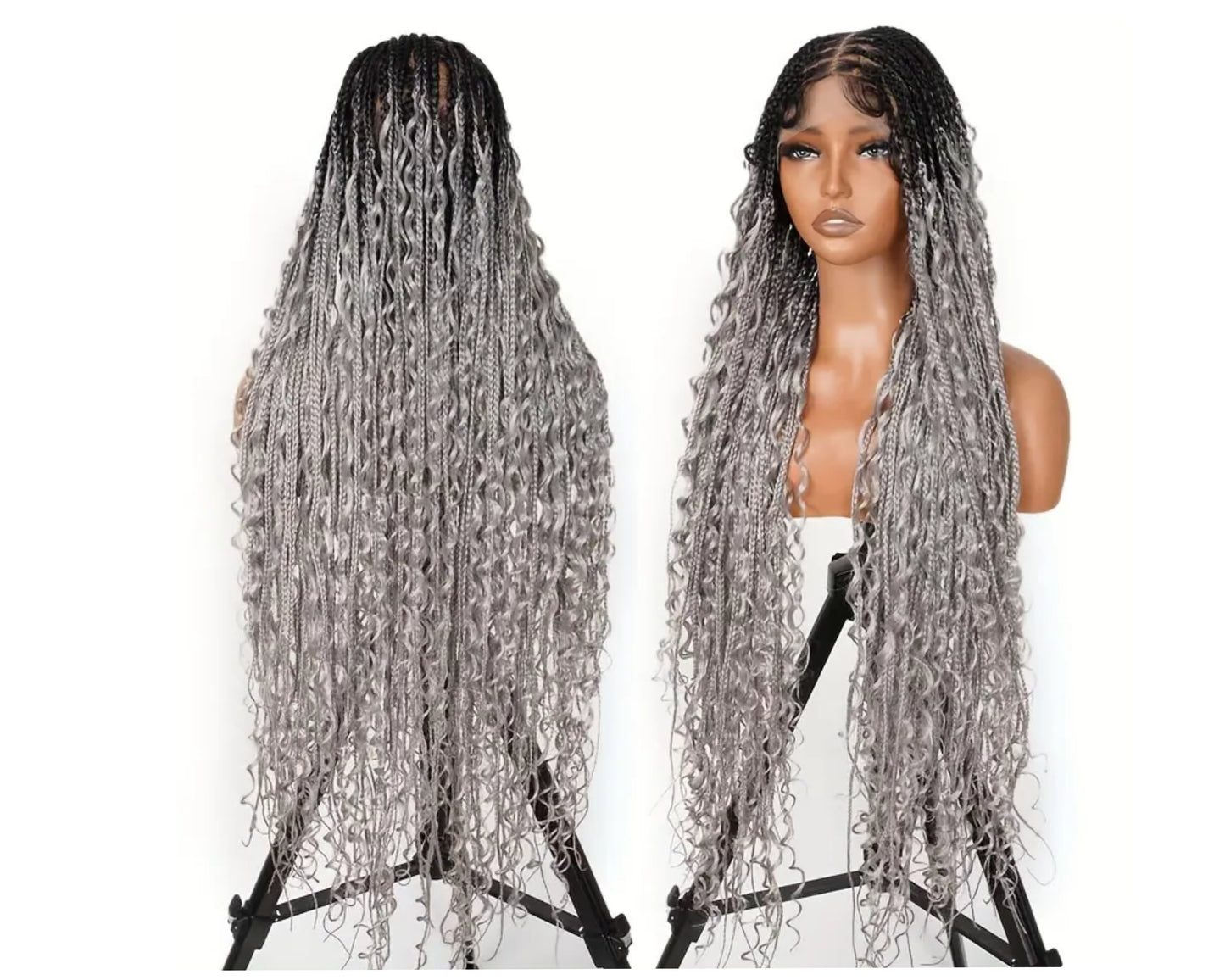 Bali girl Bohemian 36 inch boho lace braid wig