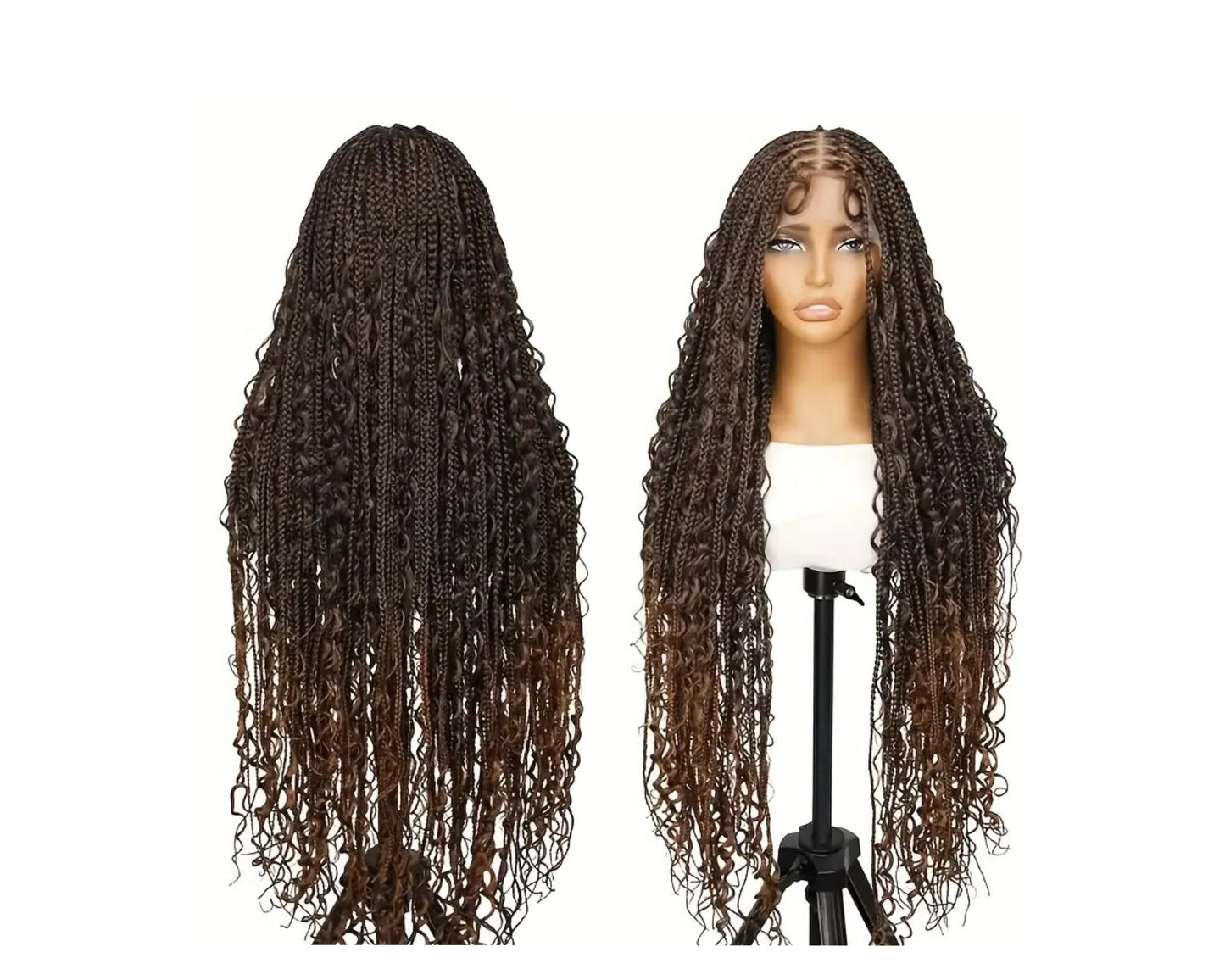 Bali girl Bohemian 36 inch boho lace braid wig