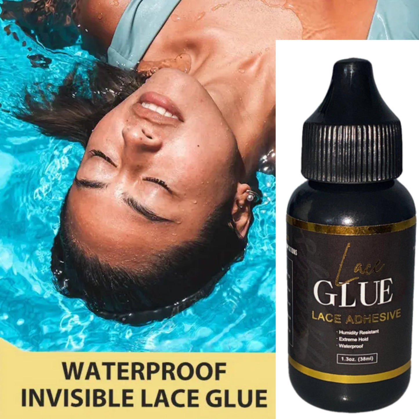 What Lace? strong hold lace glue Invisible dry, waterproof and humidity control glue