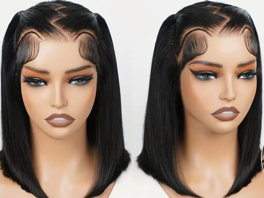 Ari pre styled Bob lace Wig pre Bleached ready to wear wig