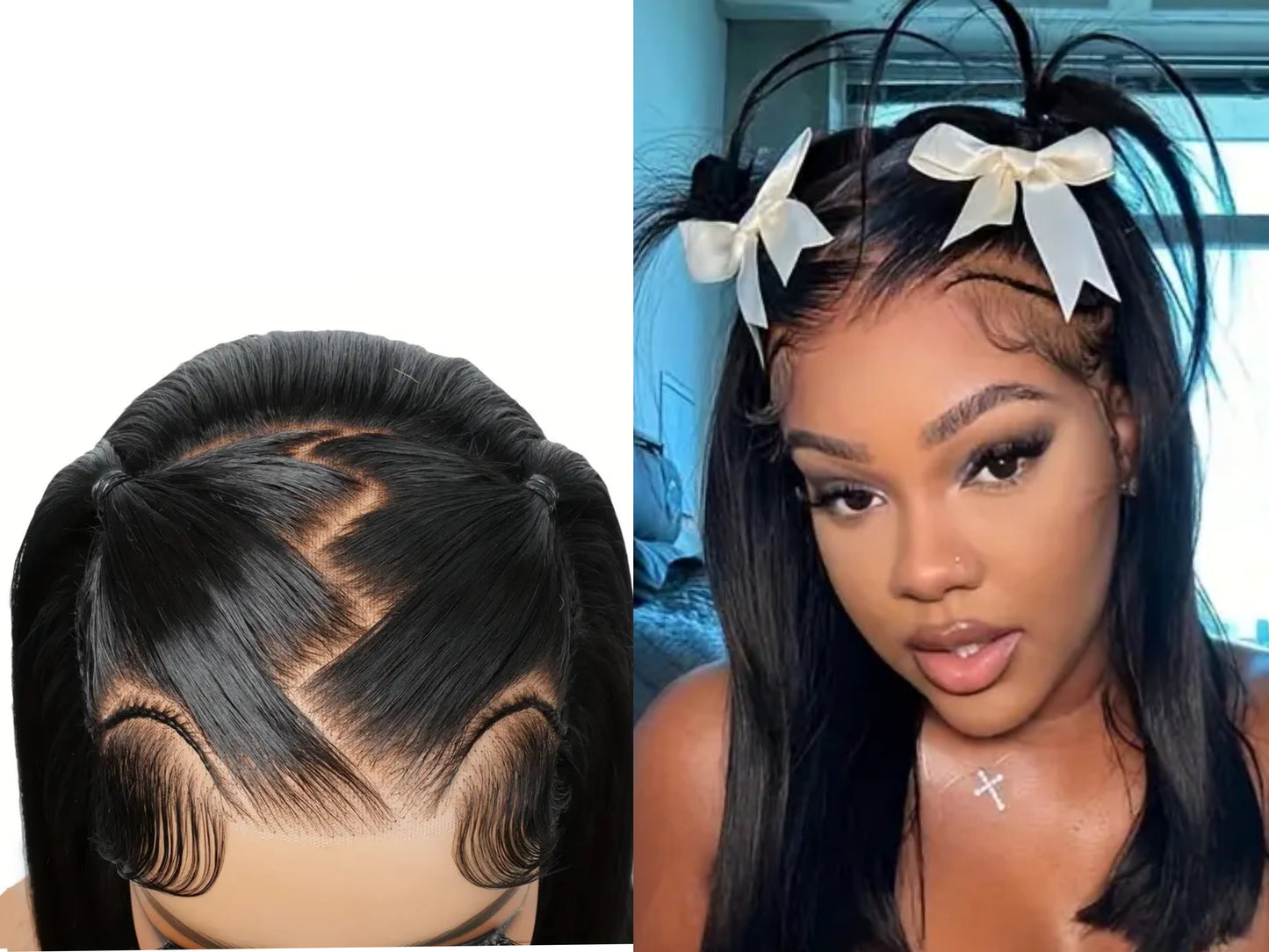 Ari pre styled Bob lace Wig pre Bleached ready to wear wig