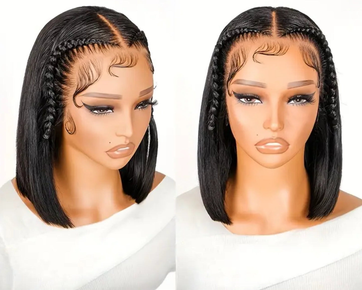 Daria pre styled Bob lace Wig pre Bleached ready to wear wig