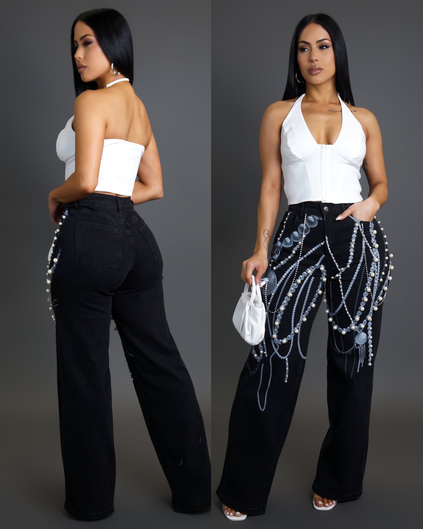 Don't play with my pearls pants