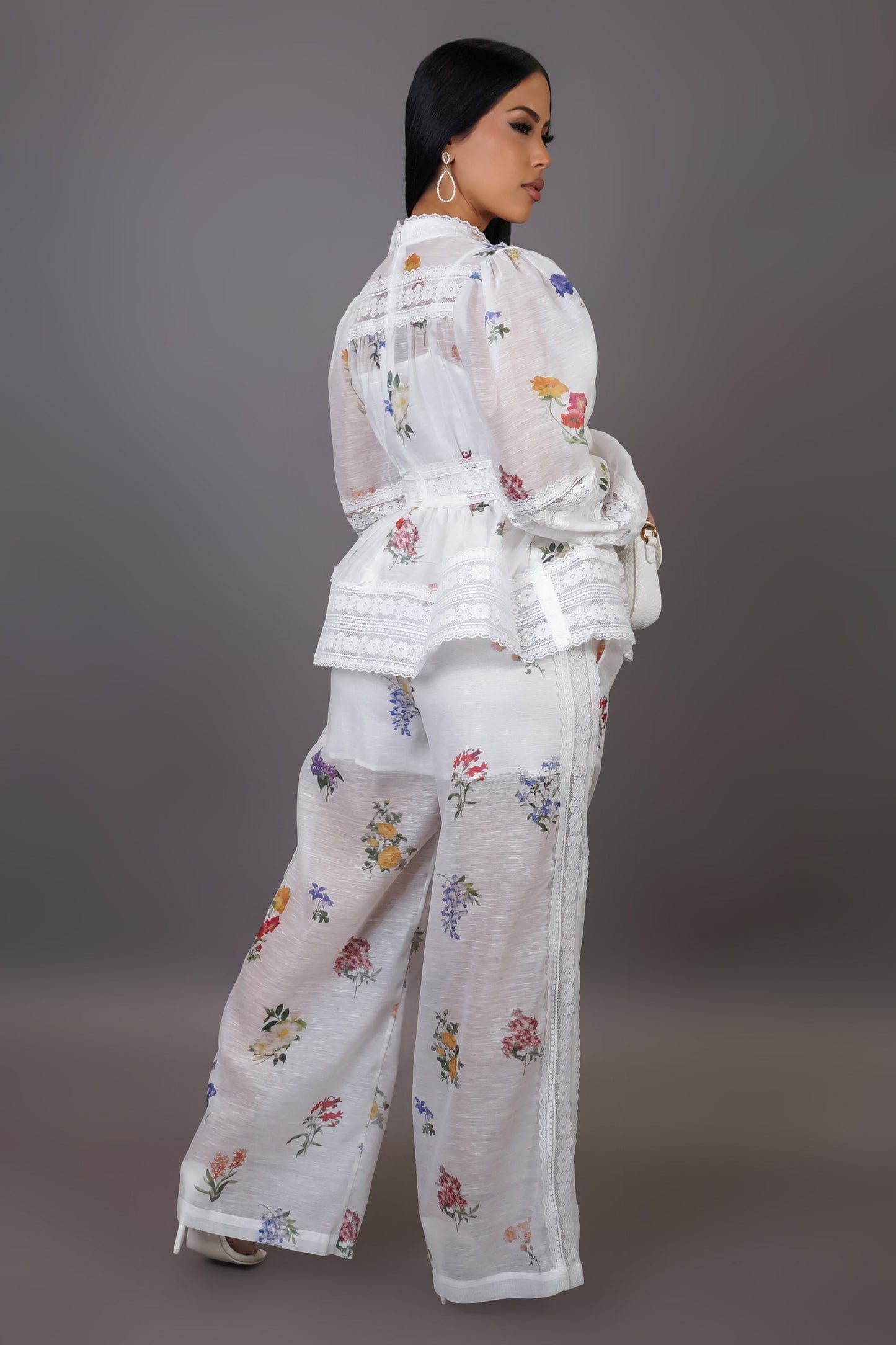 She talks rich 2 pc set