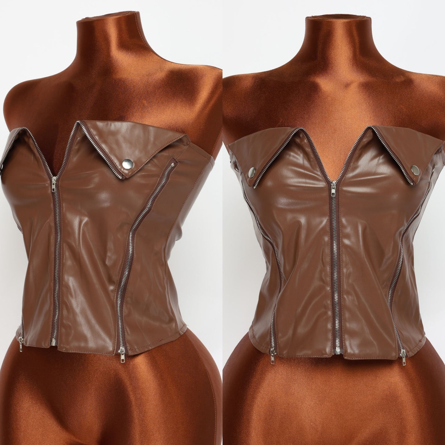 He folded for me tube top