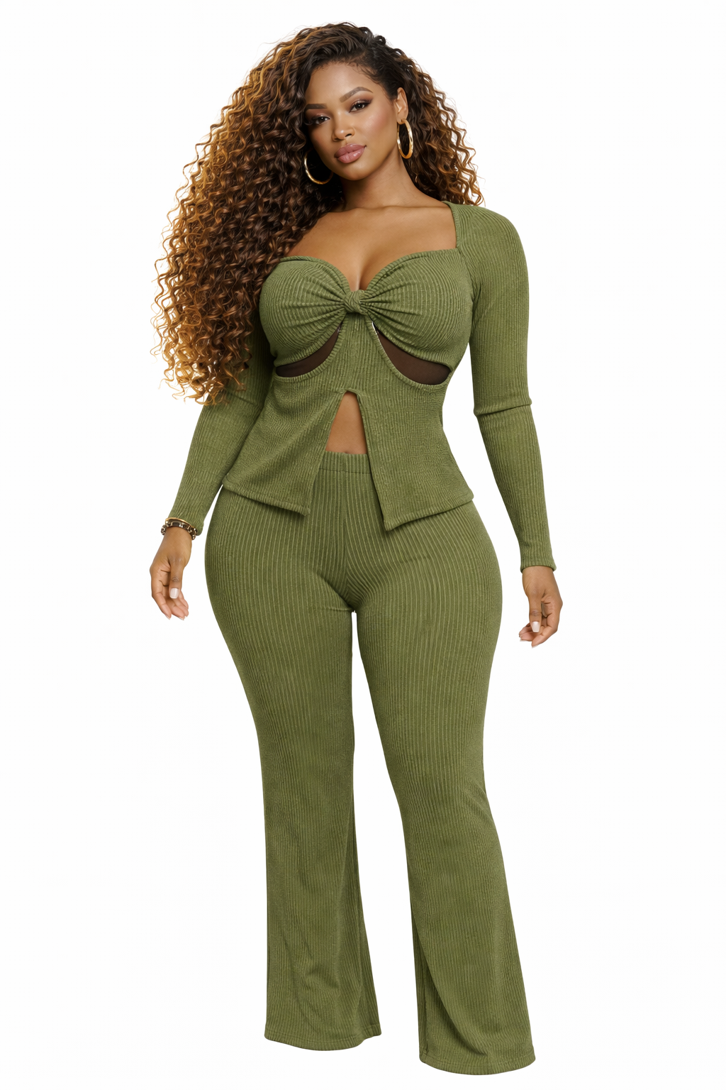 Ari 2 piece set ribbed