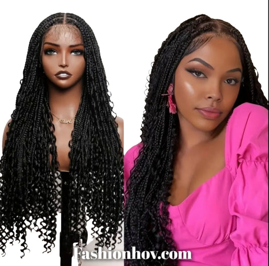 Sarai HD Bohemian braid wig