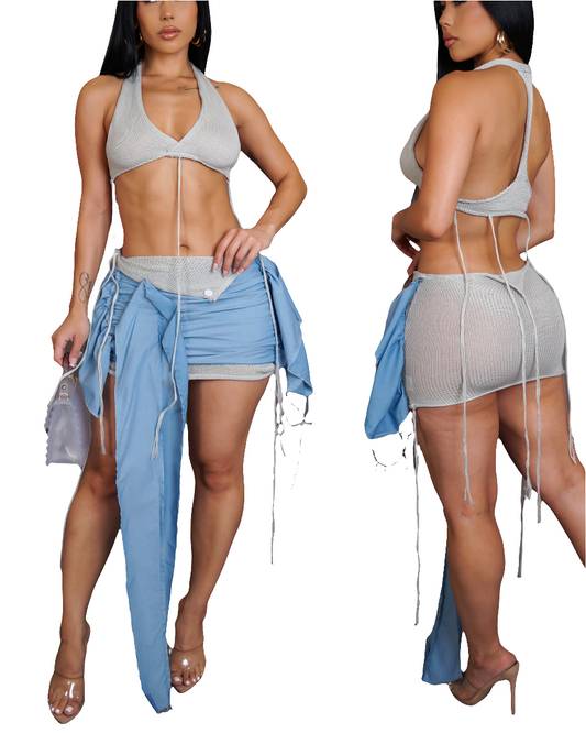 New 🔥 Sweet lady skirt set