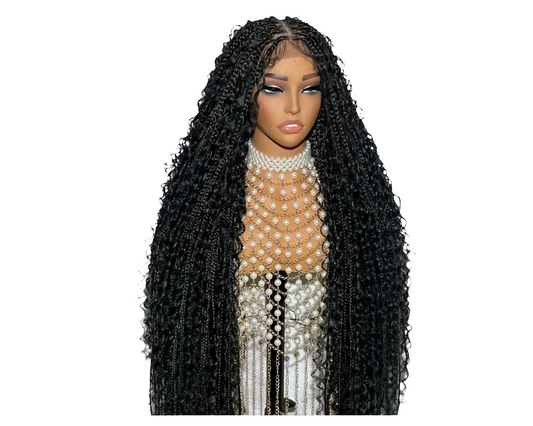Bali girl Bohemian 36 inch boho lace braid wig