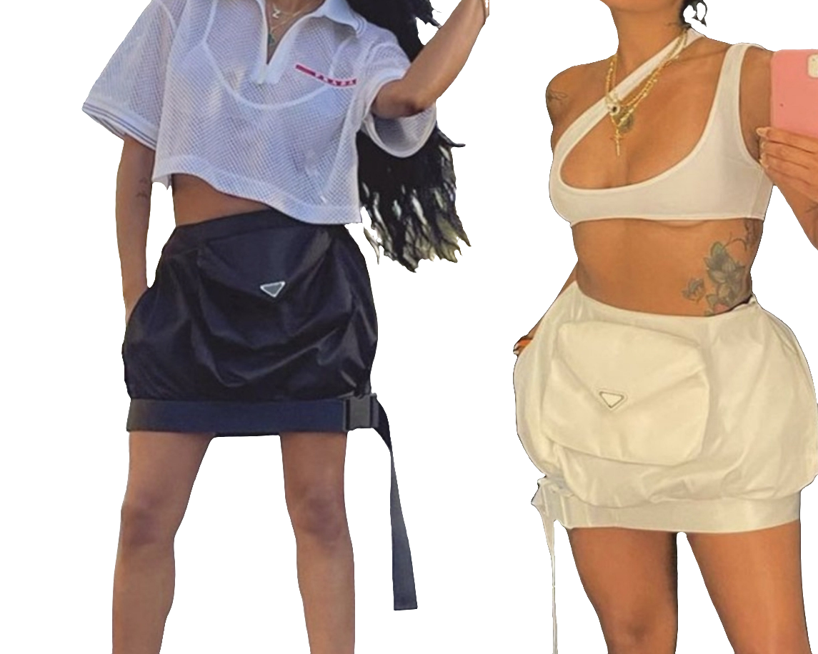 The bag is different skirt