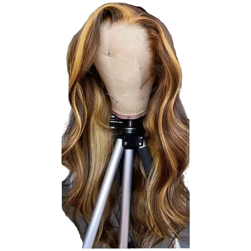 Kaydence glueless lace 13x4 pre plucked 4/27 highlights