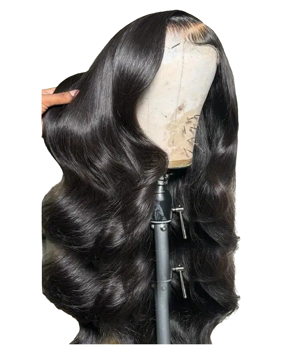 Diamond ready to wear glueless precut 3d body wave Human hair lace wig 13x6