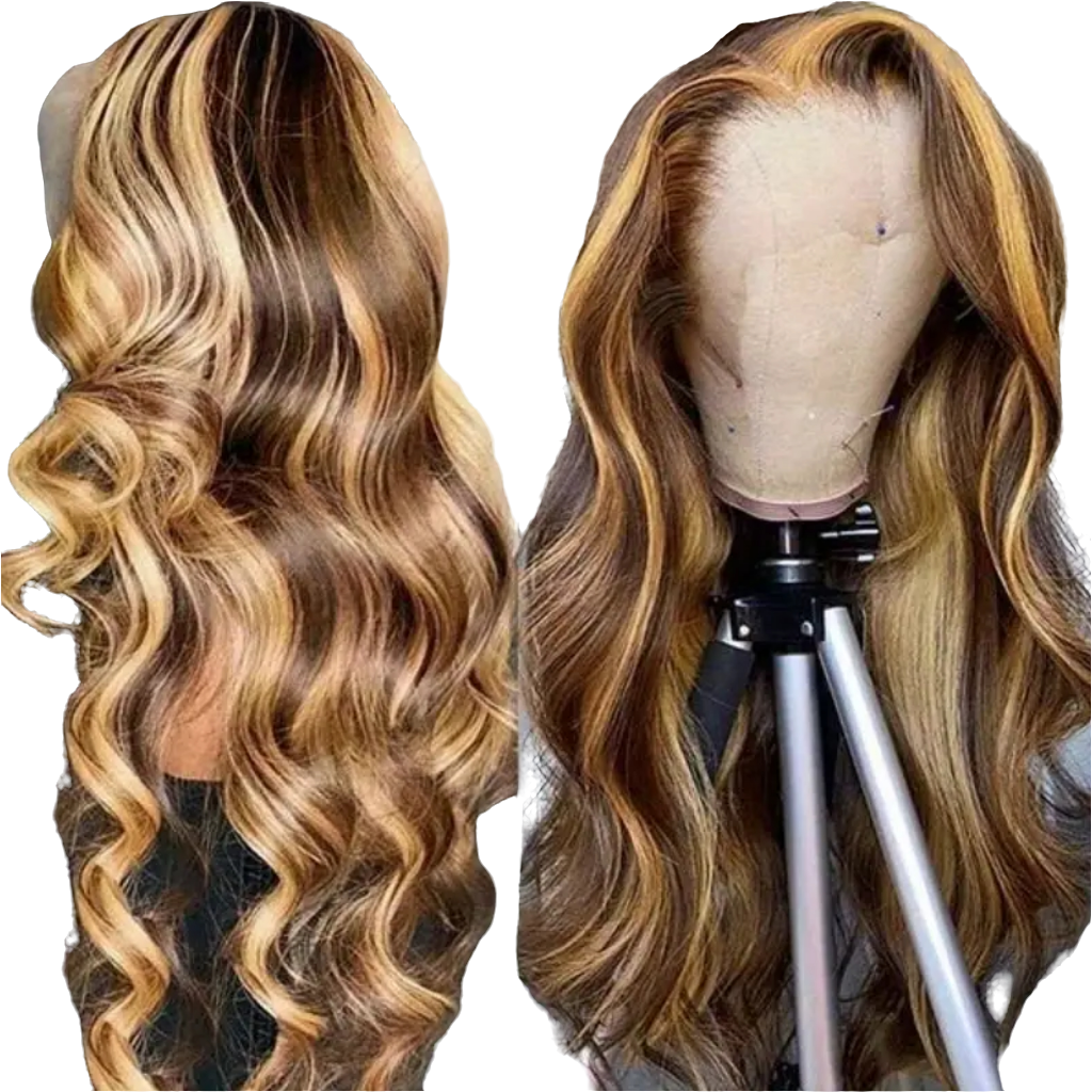 Kaydence glueless lace 13x4 pre plucked 4/27 highlights