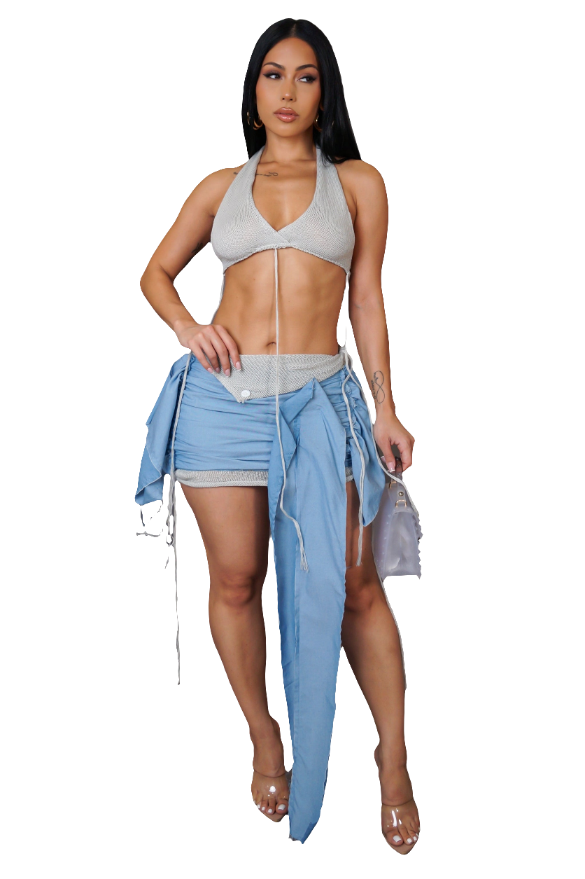 New 🔥 Sweet lady skirt set