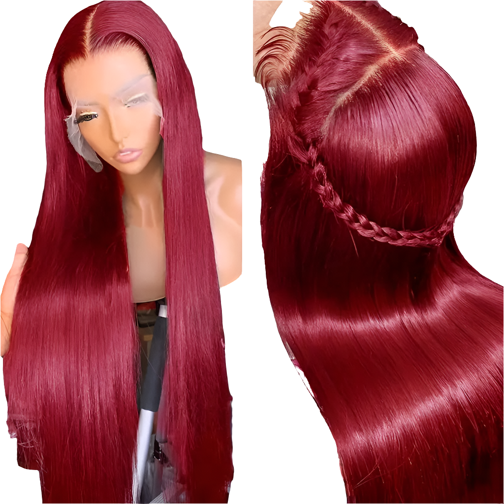 Vida Rich Burgundy 13x4 Frontal wig