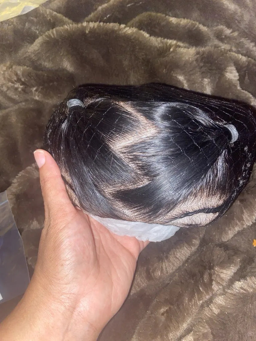 Ari pre styled Bob lace Wig pre Bleached ready to wear wig
