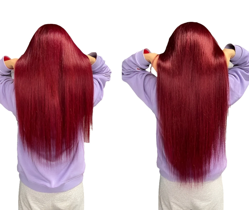 Vida Rich Burgundy 13x4 Frontal wig