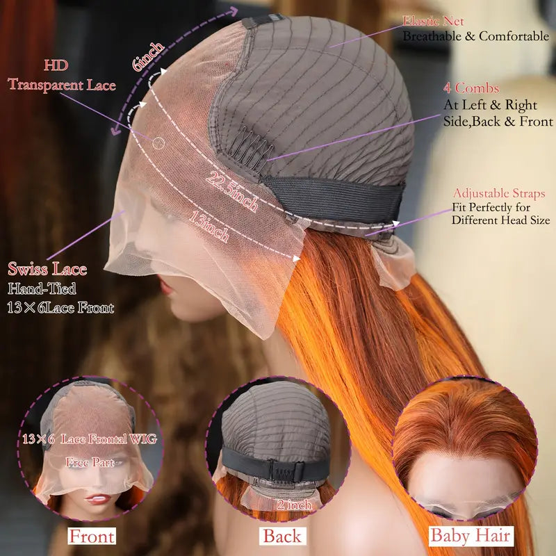 Dream 13x6 human hair lace front wig
